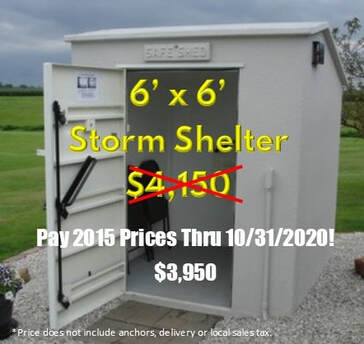 fema approved metal storm shelter